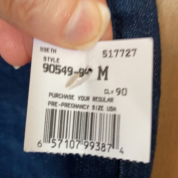 Relisted Jessica Simpson maternity jean secret fit belly size M maternity - Picture 9 of 16